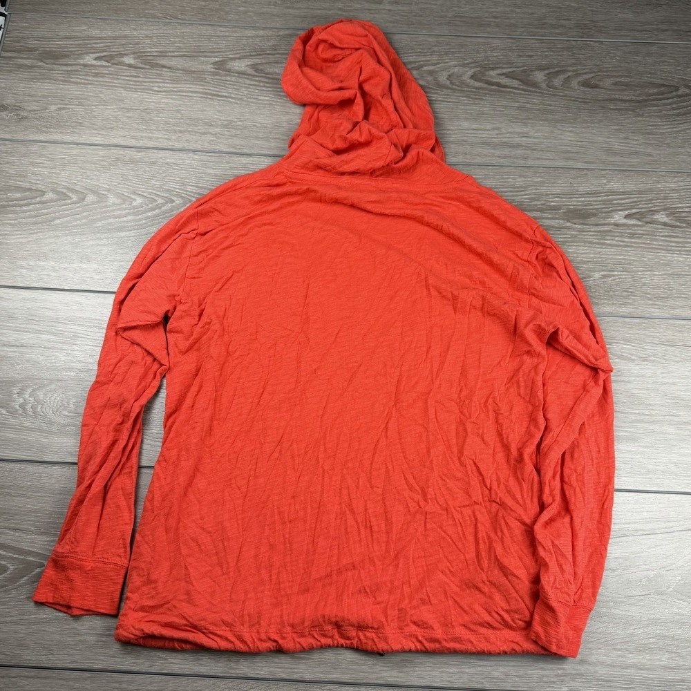Victorias Secret Pink Women's Pullover Cheetah Logo Hoodie Red Medium - Picture 3 of 9